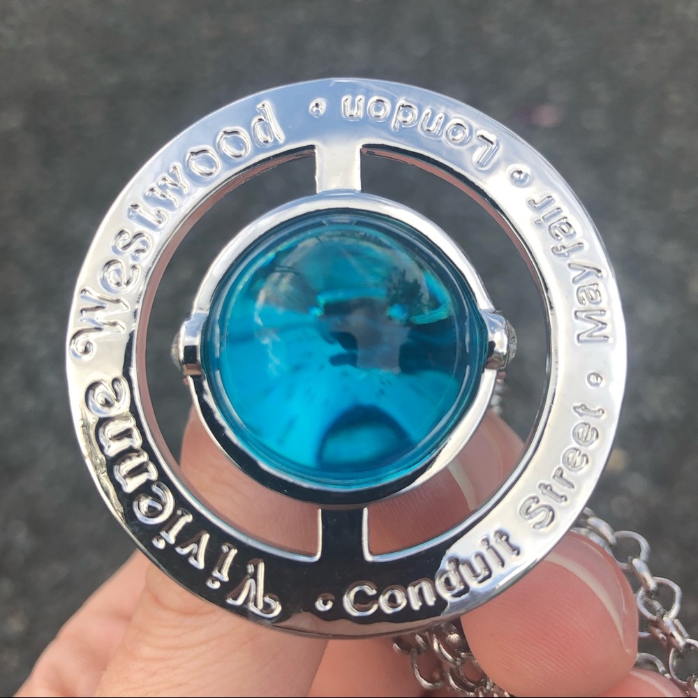 Blue Orb Necklace
